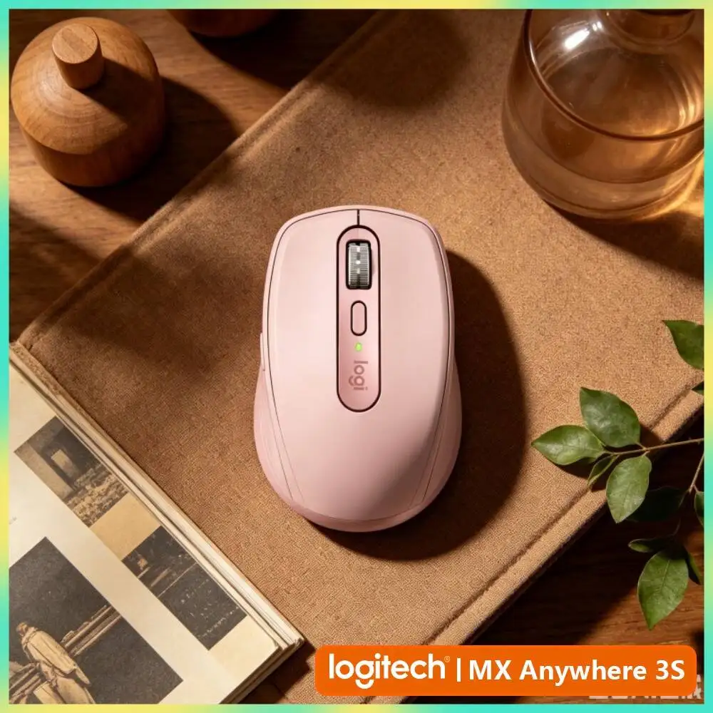 Wireless MX Anywhere 3S - 8000 DPI, Hyper-Scroll, Anti-Slip, Perfect for Fitness Exhibition Trip & Business Travel