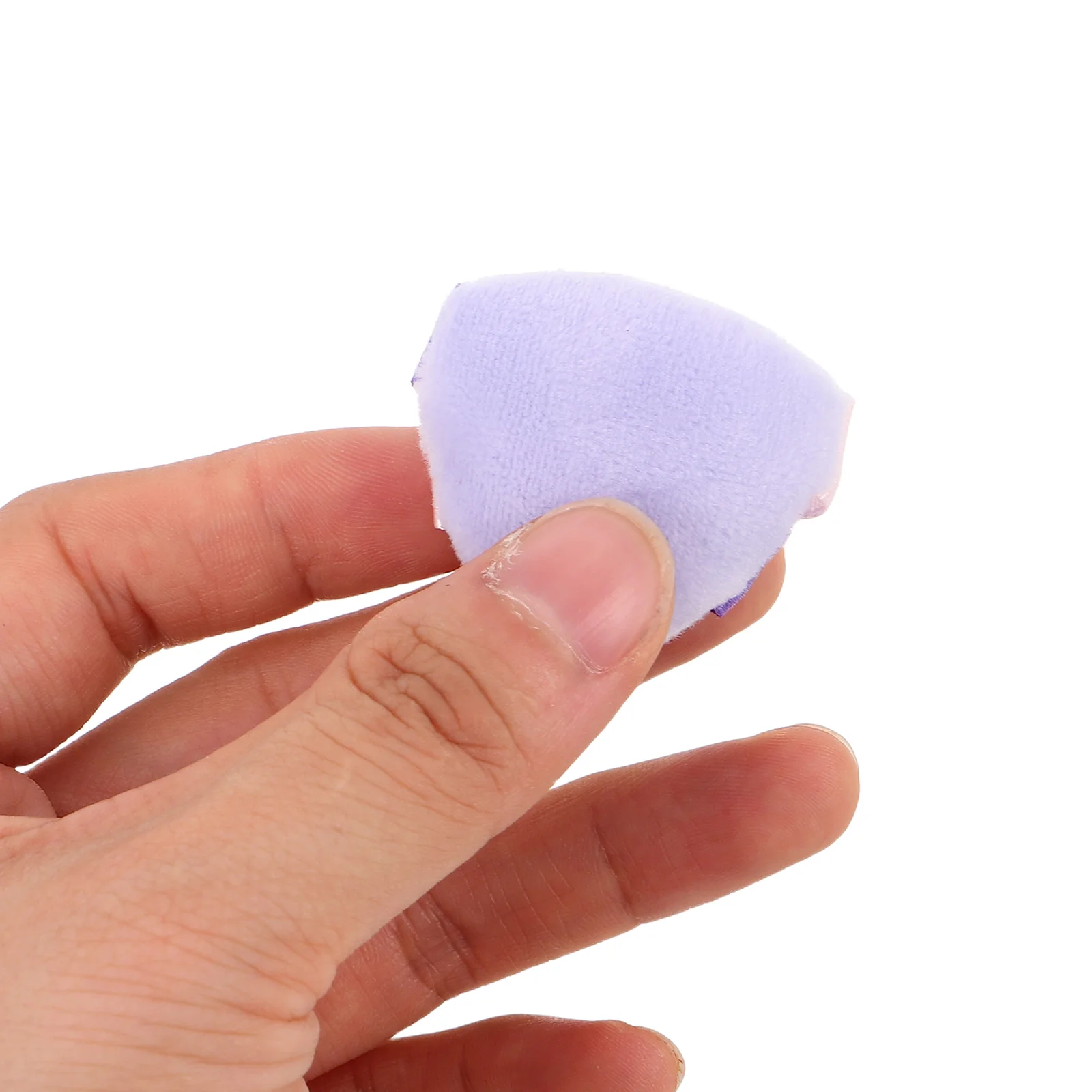 

20Pcs Triangle Powder Puff Compact Velour Applicator for Loose Setting Powder Smooth Face Finish Non-Slip Grip Beginner Friendly