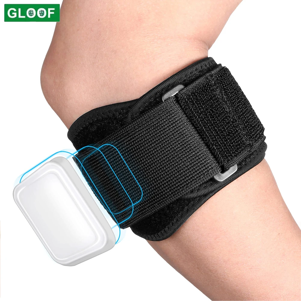 1PCS Adjustbale Tennis Elbow Support Guard Pads Golfer's Strap Elbow Lateral Pain Syndrome Epicondylitis Brace