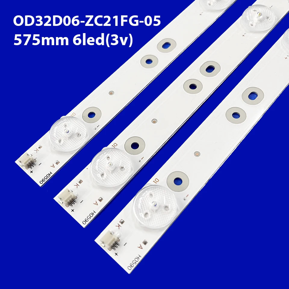 LED Strip for Atv-led32 OCEALED320516B7 DVB-PT1320083HCA OD32D06-ZC21FG-05 6S1P 303TT320038 ATV-32 Speler Sp-led32 303tt320038