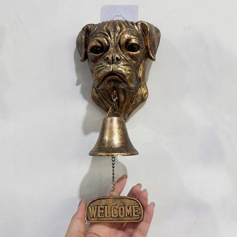 جرس باب على شكل ذئب شبح الهالوين ديكور قوطي جرس باب قابل للتعليق ديكور حديقة لمدخل المدخل ومتجر الفناء وغرفة النوم #5