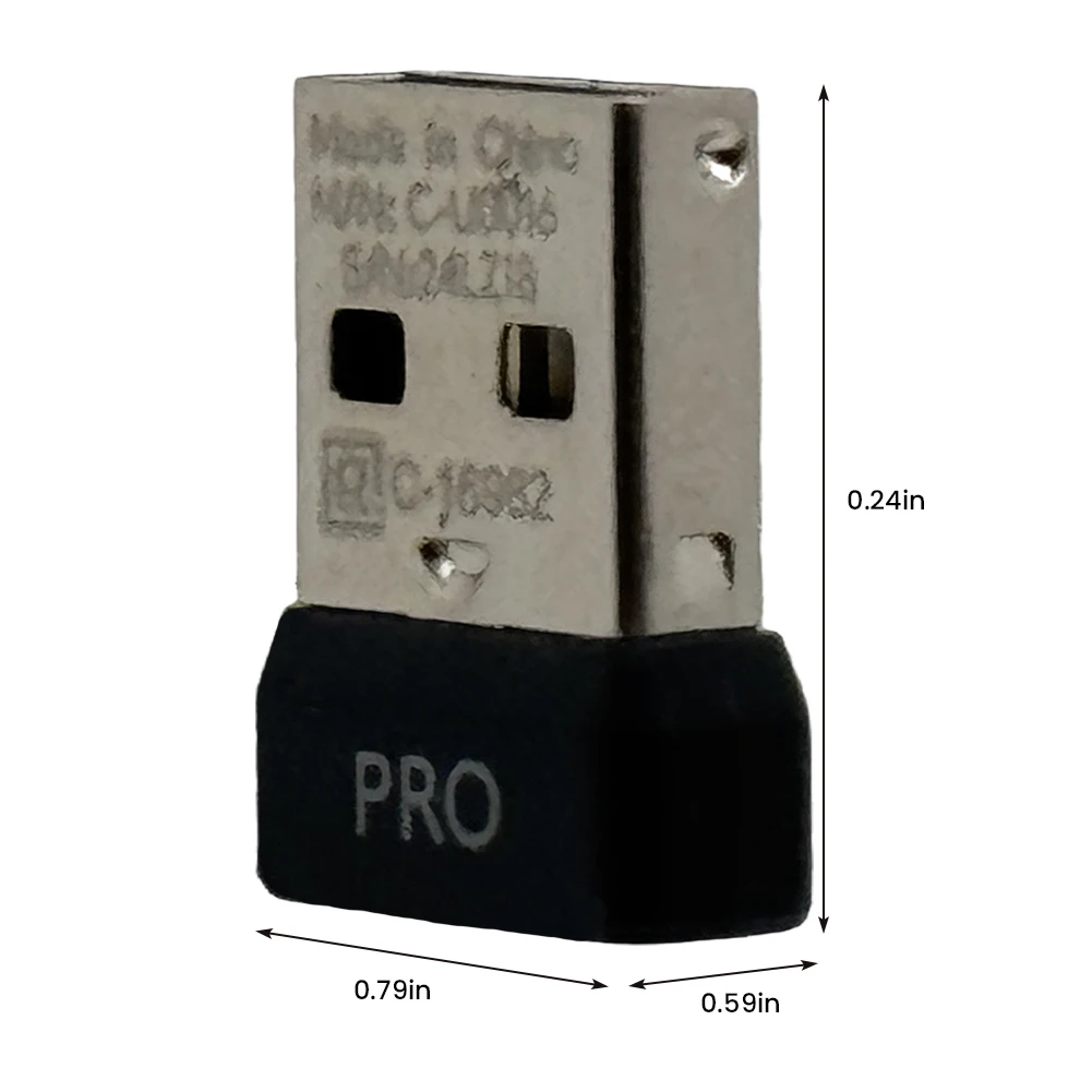 محول استقبال الماوس البديل لجهاز استقبال USB محول دونجل لاسلكي لـ Logitech G Pro Wireless/G Pro X Superlight