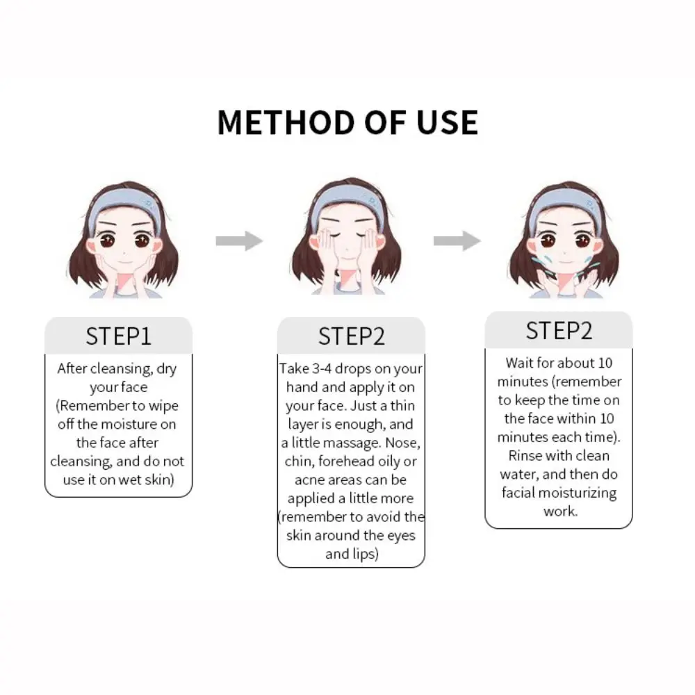 Skin Care AHA Hydroxy Acid Facial Essence Moisture Replenishment Firming Whitening Serum Mild 30ml Brightening Essence