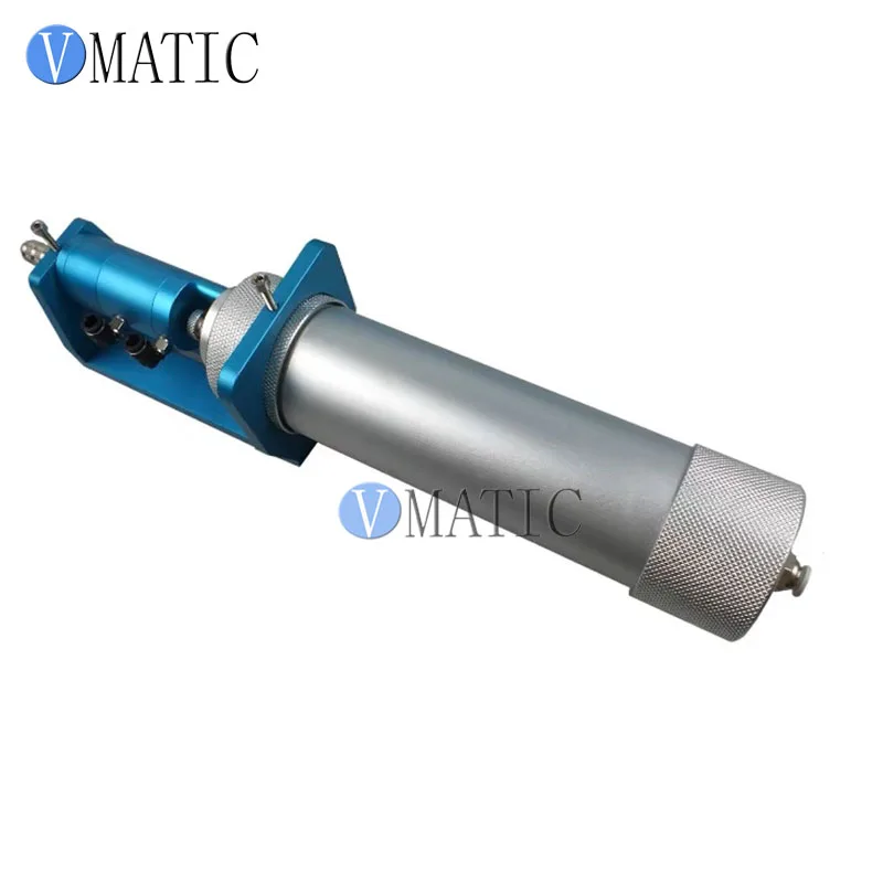 Precision Pneumatic Syringe Dispensing Valve Large Flow Anti-Drip (Suckback) for Medium High Viscosity Fluids, All-in-One Design