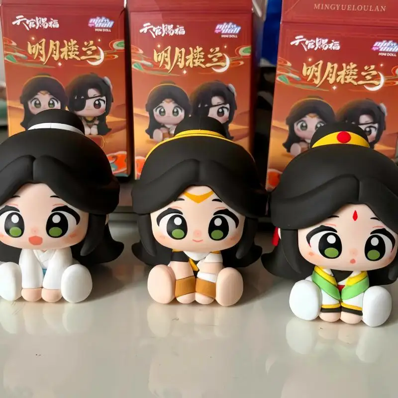 

Original Heaven Official'S Blessing Minidoll Moon Over Loulan Series Blind Box Kawaii Anime Figure Desktop Ornament Holiday Gift