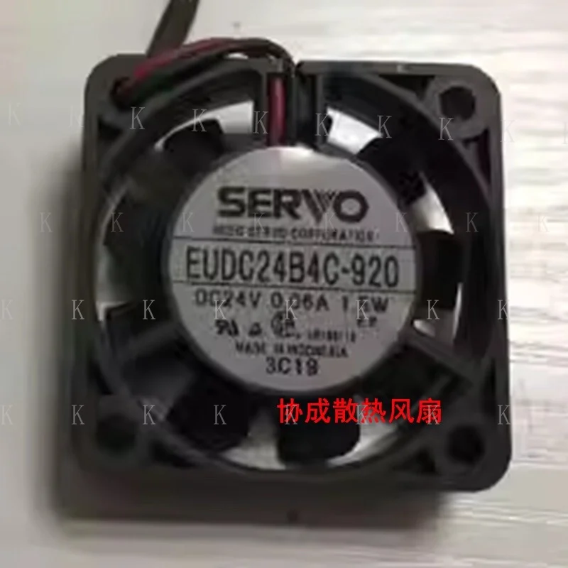 C FOR 1 pc. New EUDC24B4C-920 DC24V 0.06A 1.5W 4013 4cm 2 Wire Cooling Fan #as