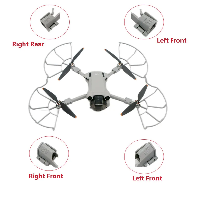 Propeller Guard for DJI Mini 3 Pro Propellers Protector Wing Fan Protective Ring Protector Cage for Mini 3 Pro Drone Accessories