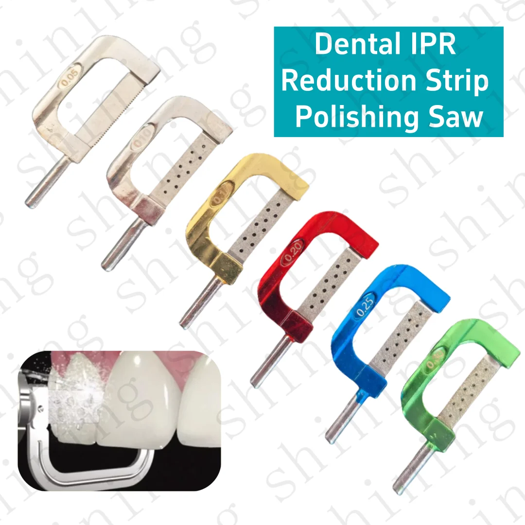 Orthodontic Interproximal Enamel Reduction IPR Double-Sided Saw Polishing Grinding Slice Finishing Tool Dental Supplies
