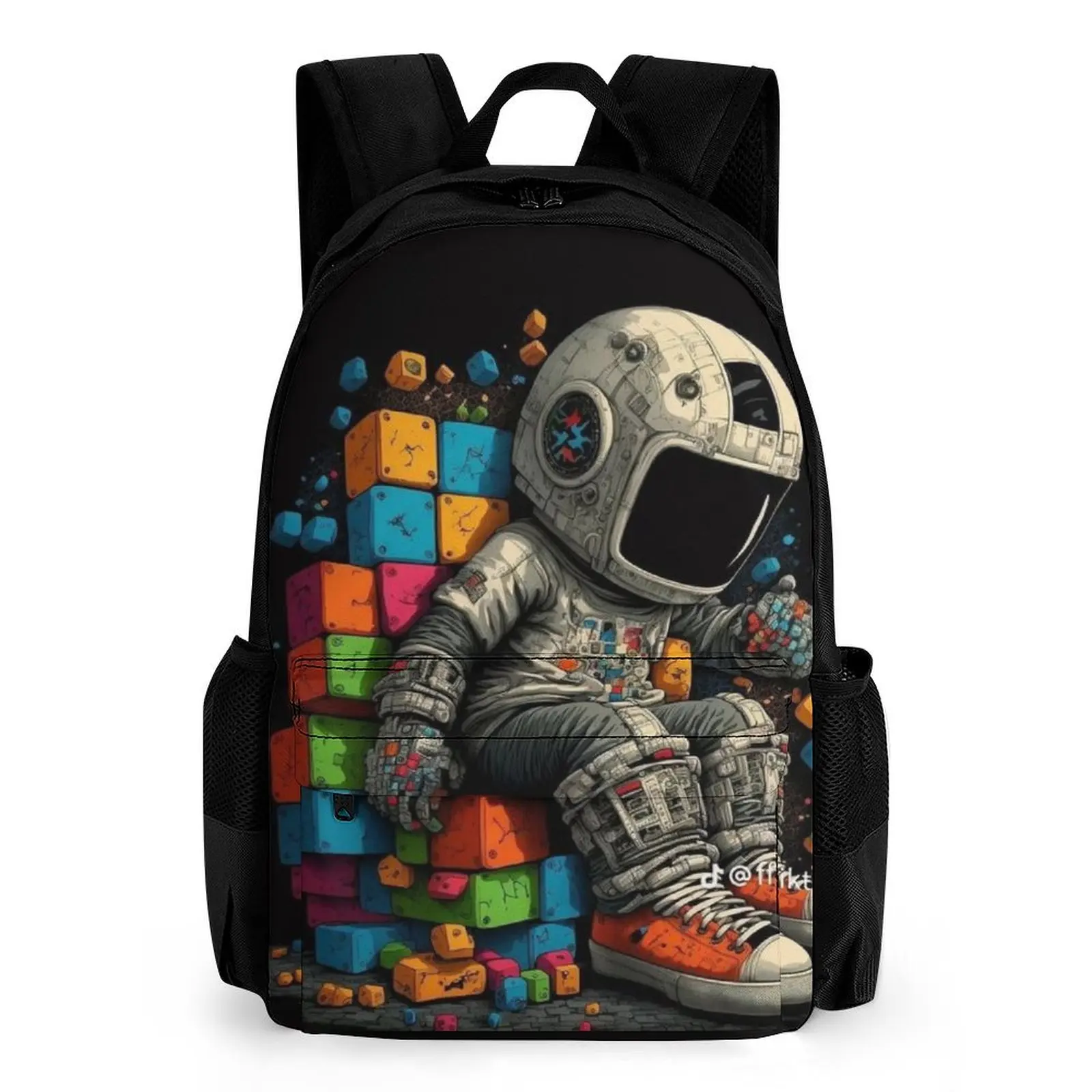 

Customized Schoolbag Rubik'S Cube Pattern 3d Printed Large Capacity Schoolbag Boys And Girls Backpack Back To School Season