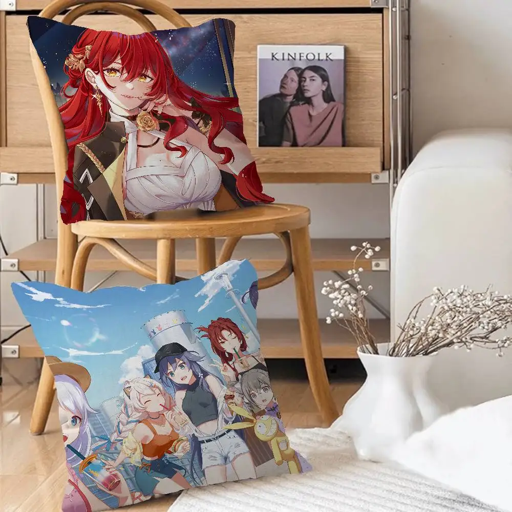 

H-Himeko Pillow Case Removable Washable Cushion Cover – All-Season Soft Linen