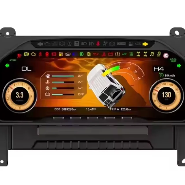 

LCD Digital Dashboard Panel Virtual Instrument Cluster CockPit LCD Speedometer for Toyota Land Cruiser LC76 LC75 LC70 LC78 LC79