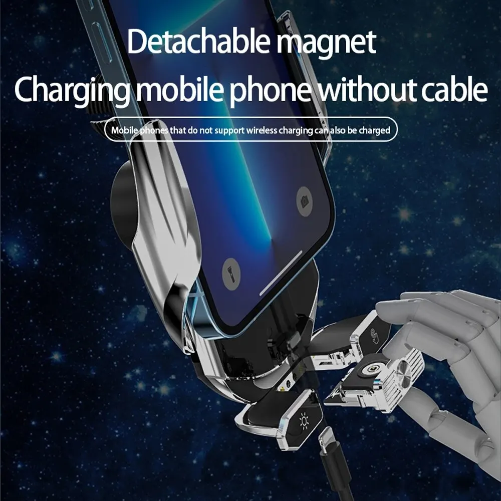 Car Wireless Charger Magnetic Fast Charging Station Air Vent Stand Car Phone Holder Mount For iPhone 15 14 13 12 Samsung Xiaomi image 6