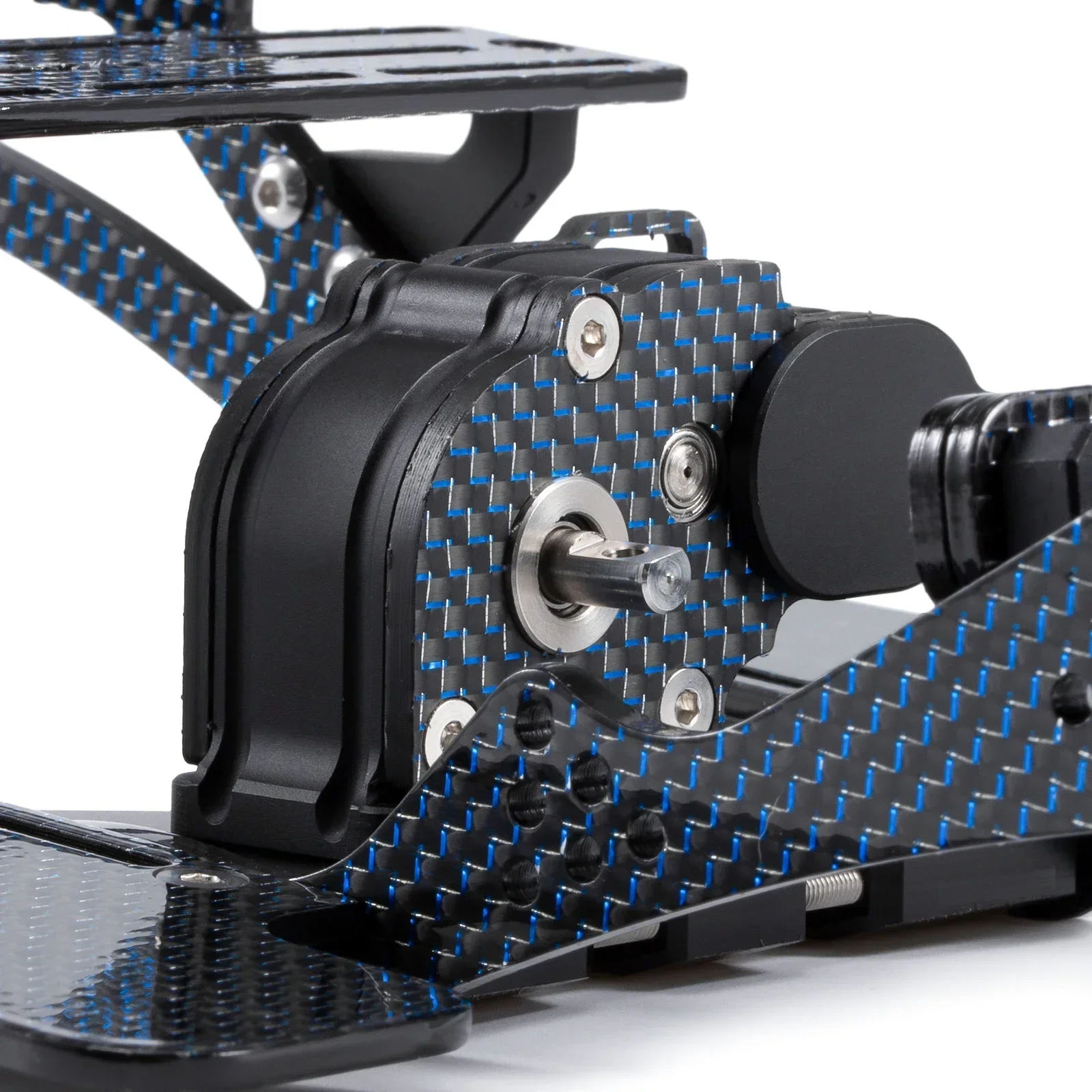 High Performance Gloss Color Carbon Fiber LCG Chassis Kit for 1/10 RC Crawler TRX4 SCX10 Capra AR44 AR45 Cheater Rigs Builders