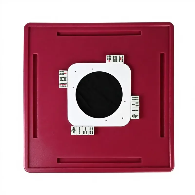 Mini Portable Blind Box Mahjong Machine Compact Outdoor Table Lightweight for Camping Picnic Travel Family Party