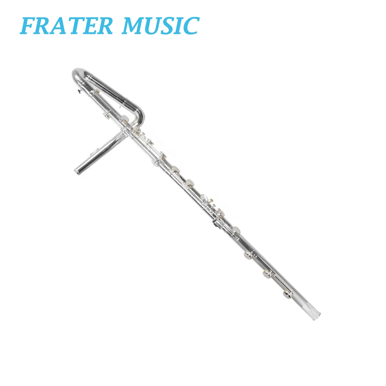 2026  High Grade C Tone Silver Plated 16 Closed Holes Contra Bass Flute