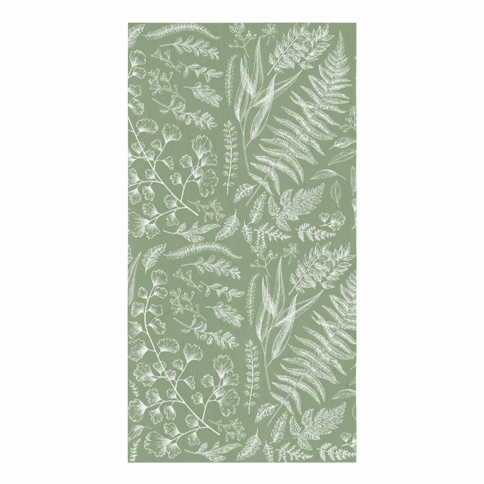 Sage Green Fern Leaves Microfiber Towel Absorbent Kitchen Cleaning Cloth Dish Towel Household Cleaning Towel