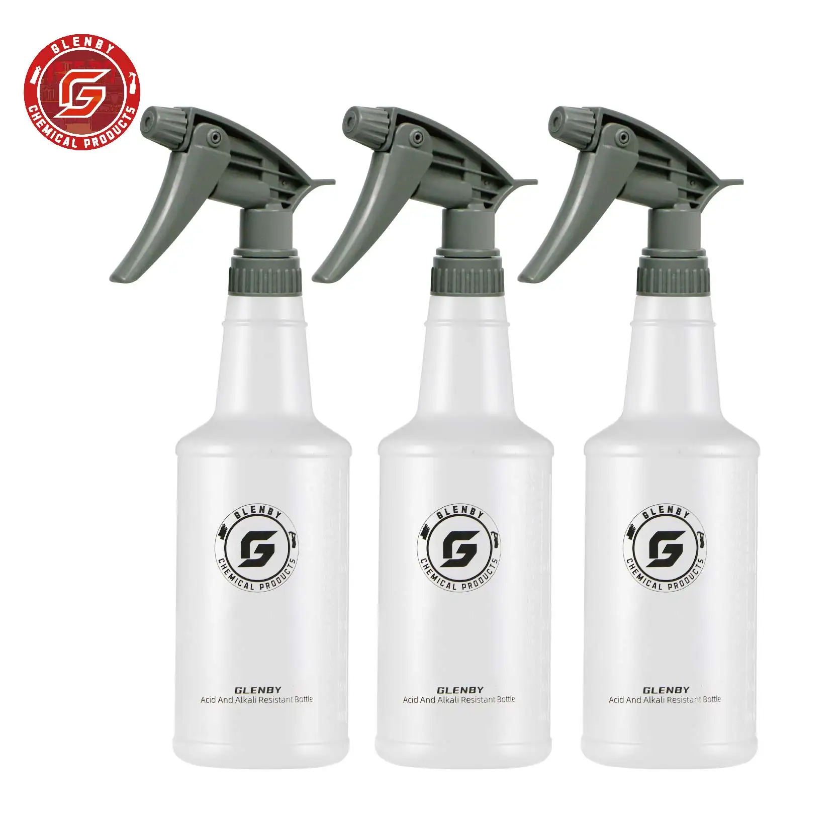 26 fl oz lege plastic spuitflessen, autoreinigingsspuitfles, plantenbesproeiingsspuitfles, spuitfles voor thuisreiniging