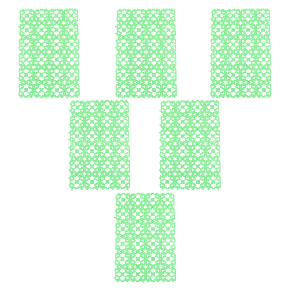 แผ่นรองกรงสัตว์เลี้ยง 6 ชิ้น แบบมีรู ช่วยปกป้องอุ้งเท้า แผ่นรองกรงแฮมสเตอร์ กันลื่น ใช้เป็นแผ่นรองกันลื่นสำหรับสัตว์เลี้ยง