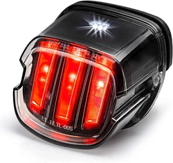 Luz de freno trasera LED para motocicleta, lámpara para Harley Sportster XL883 XL1200 Dyna Softail Touring Road, novedad