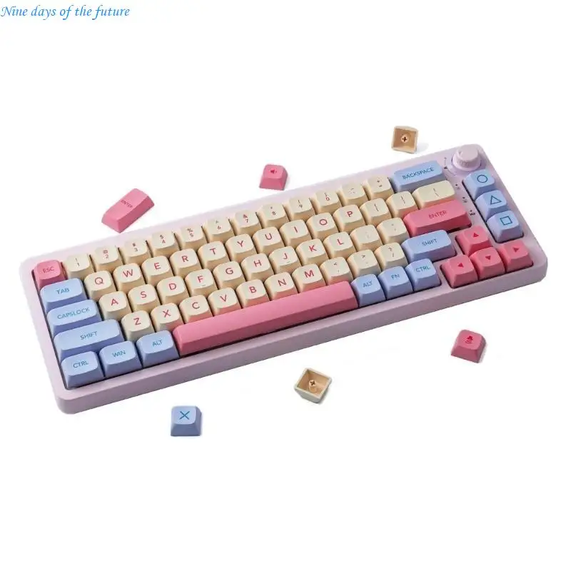 

PBT Keycaps 132-Key Theme Sublimation XDA Mechanical Keyboard Keycap forMX Switches E65A