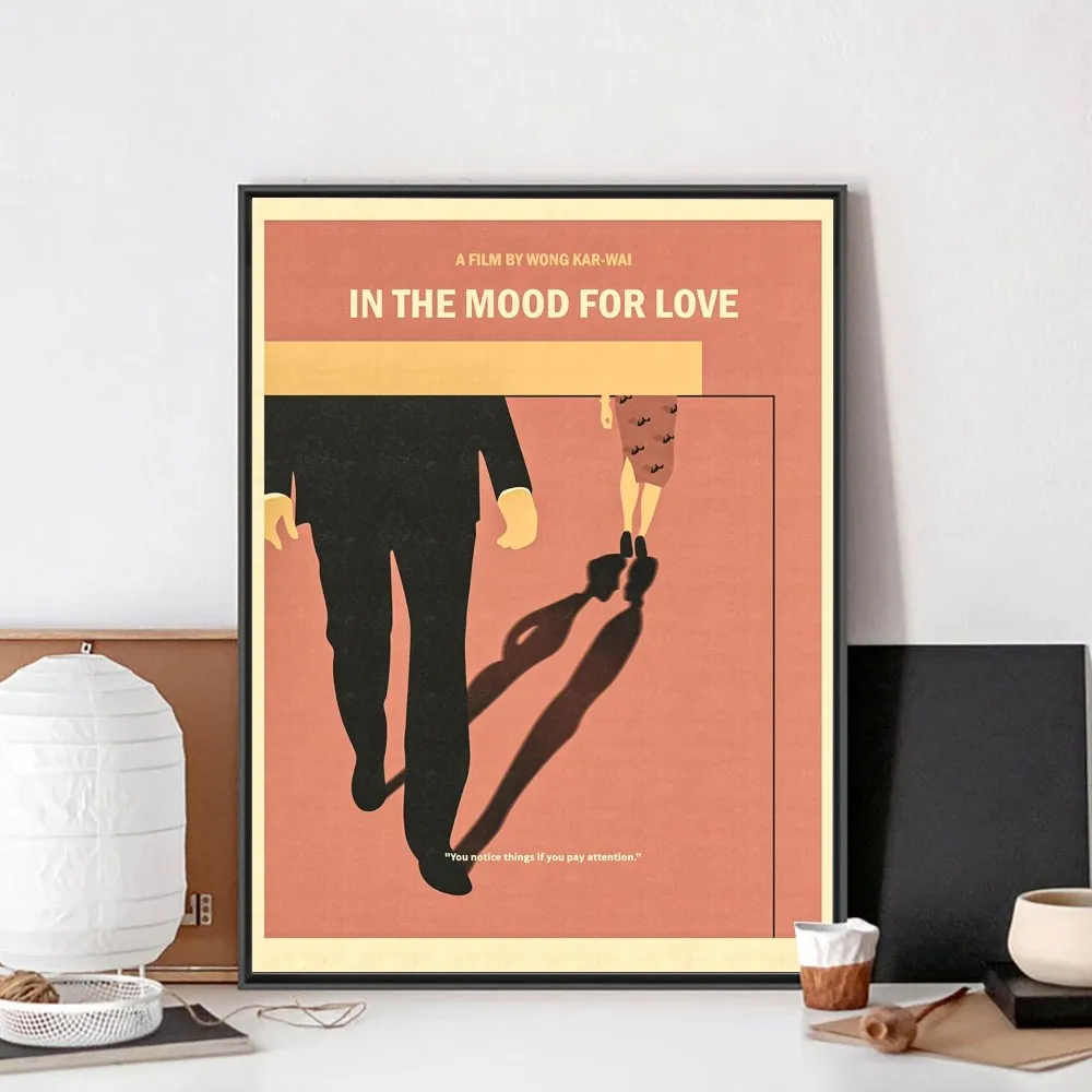 In the Mood for Love Movie Poster No Framed Poster Kraft Club Bar Paper Vintage Poster Wall Art Painting Bedroom Study Stickers