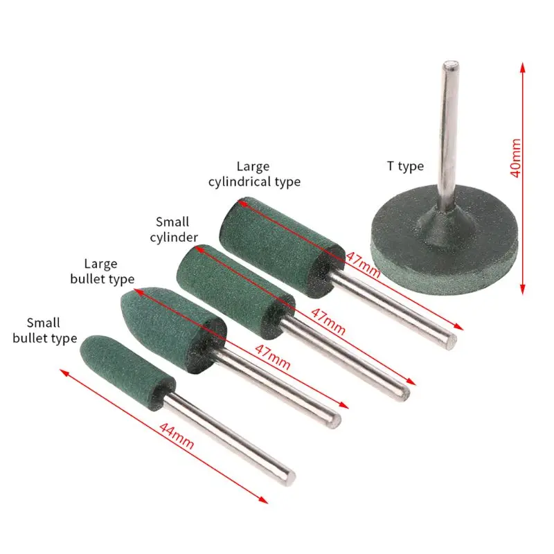 A2UD 5 ชิ้นขัดสำหรับหัวล้อสำหรับหัวขัดหินสำหรับขัดของ