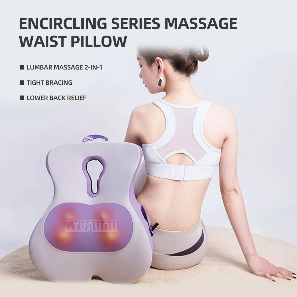 

Office Lumbar Cushion Memory Foam Lumbar Back Cushion Postpartum Waist Support Multi Functional Pain Relief Pillow