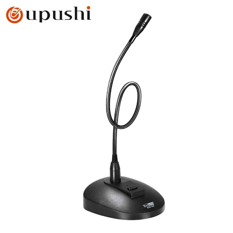 Oupushi SM-88 Conference Microphone Wired Desktop Microphone Broadcast Amplification Microphone Capacitor Mic