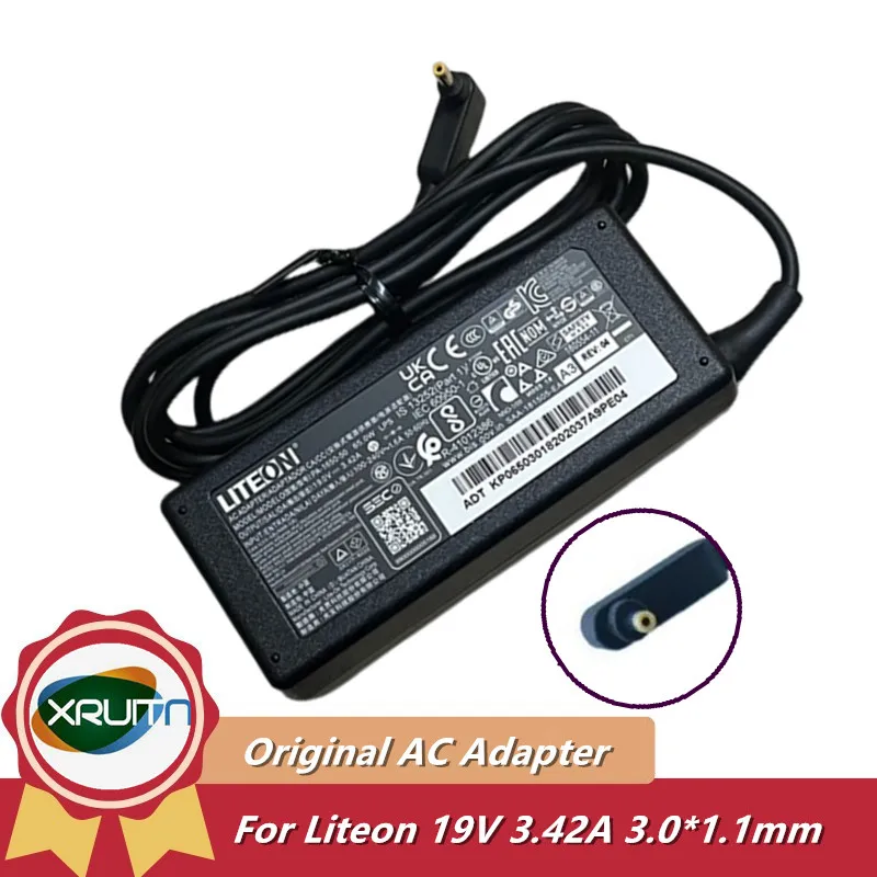 

Genuine LITEON PA-1650-50 19V 3.42A 65W 3.0x1.0mm AC Adapter Charger For ACER Laptop Power Supply A18-065N3A