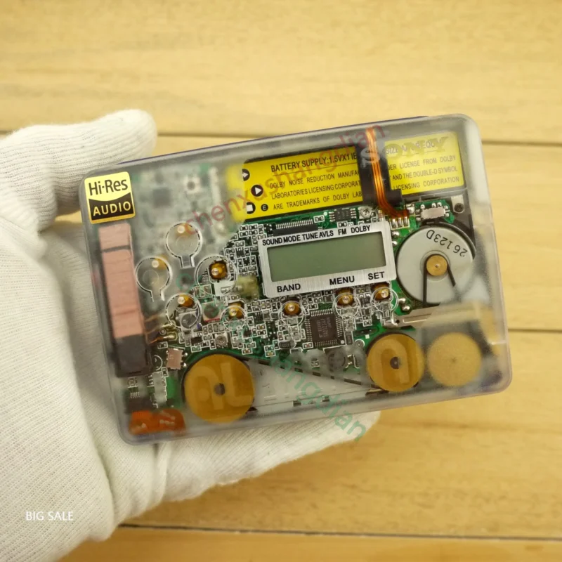 لسوني wm-gx677 أصل ياباني رفيع للغاية رجل مشي مع راديو وكمان