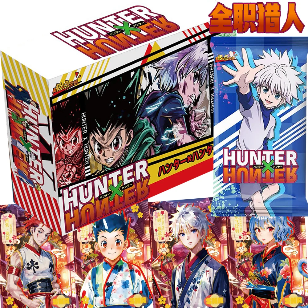 

Hunter X Hunter Collection Cards Adventure Anime Kurapika GON Killua Exquisite Dreamy Summer Festival Kimono Card Kid Hobby Gift