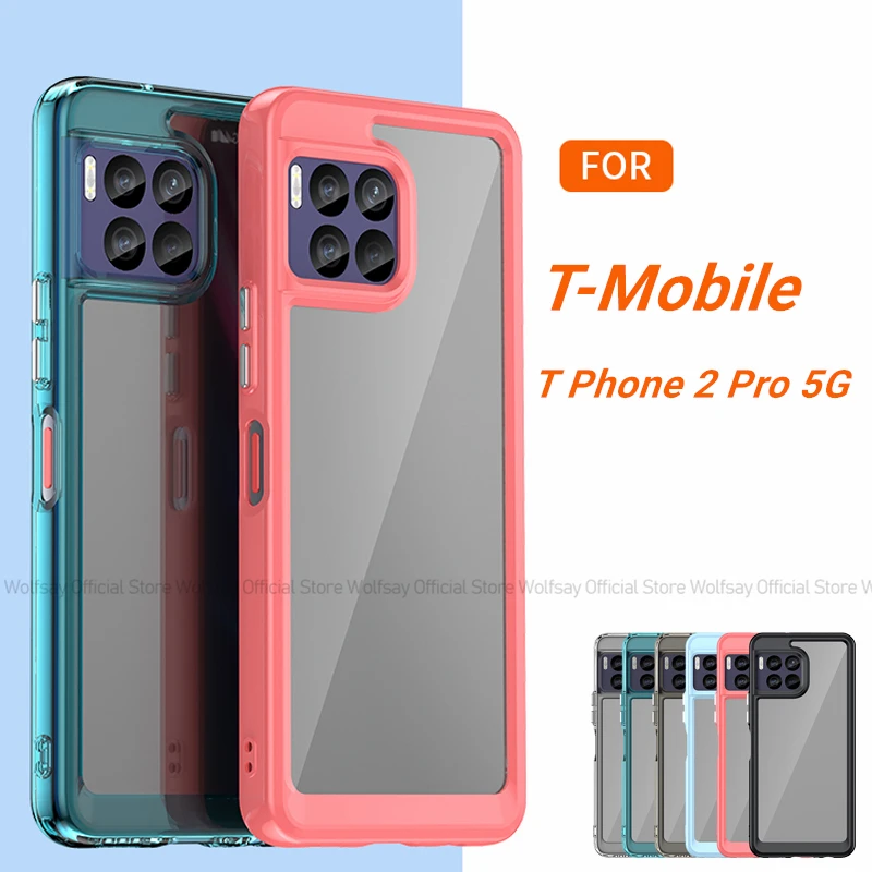 

Чехол для T-Mobile T Phone 2 Pro 5G T-Mobile T Phone 2 Pro, противоударный силиконовый чехол для телефона T-Mobile T Phone 2 Pro