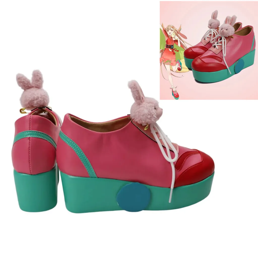 Cosmic Princess Kaguya Cosplay Shoes Boots Halloween Carnival Party Costume Shoes