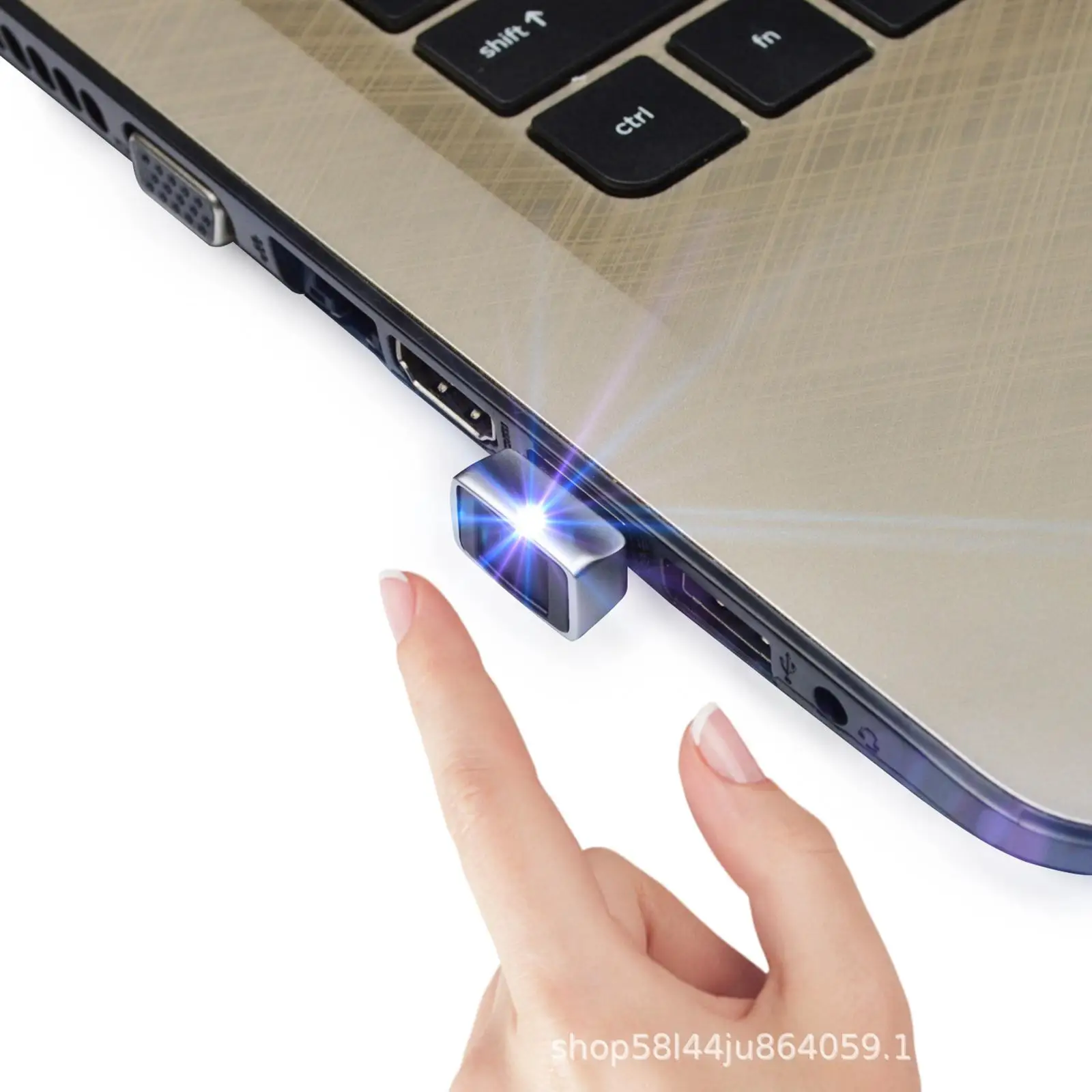 Portable USB Fingerprint Reader Biometric Scanner for for Windows Device Key