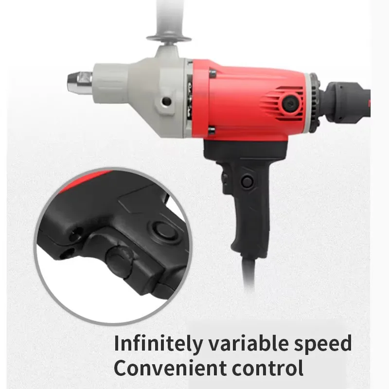 خلاط الحفر الكهربائي 1400 واط الحفر الهندسي المحمولة قوية دائم ثنائي الغرض آلة ثقب قاطع أنابيب الدخان #2