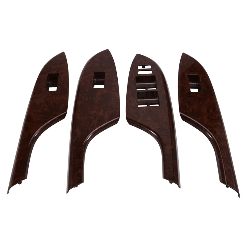 

QB-Car панель переключателя окна дверная ручка подлокотник отделка оконный подъемник крышка для Toyota Corolla 2006-2013 персиковое дерево зерно