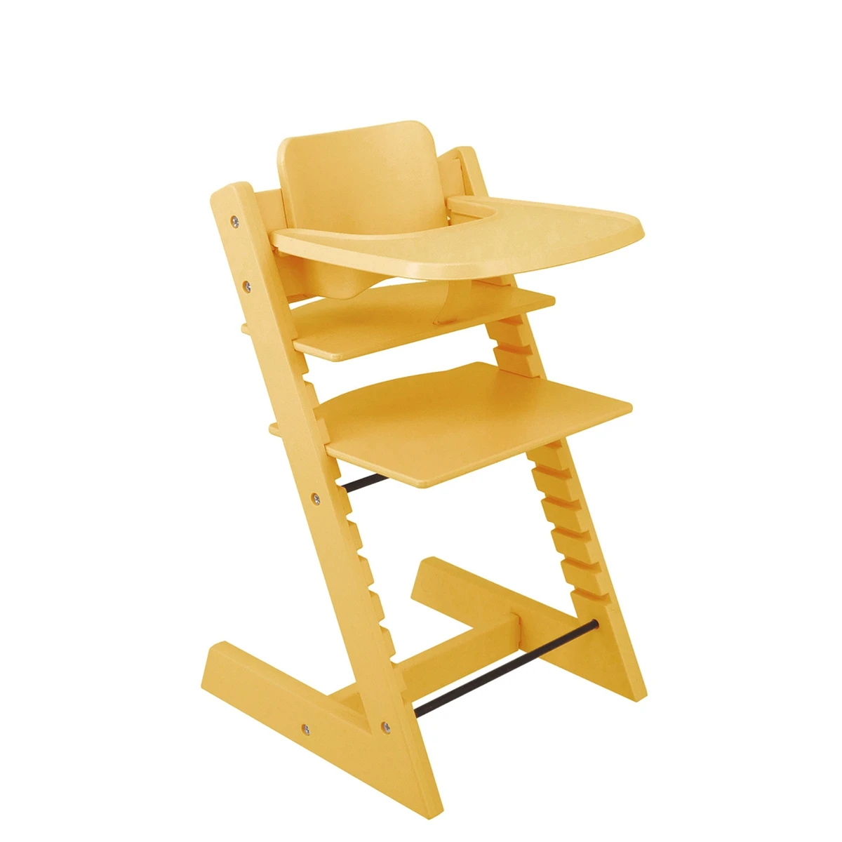 1/6 1/12 DollHouse Model Miniature Furniture Accessories Baby Dining Chair Seat Rack OB11 BJD Dollhouse Toys,Yellow