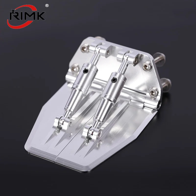 A Pair Of High Quality Adjustable Trim Flaps 68*57*30mm CNC Aluminum Alloy Trim Flaps For Nitro Gas RC Model Boat
