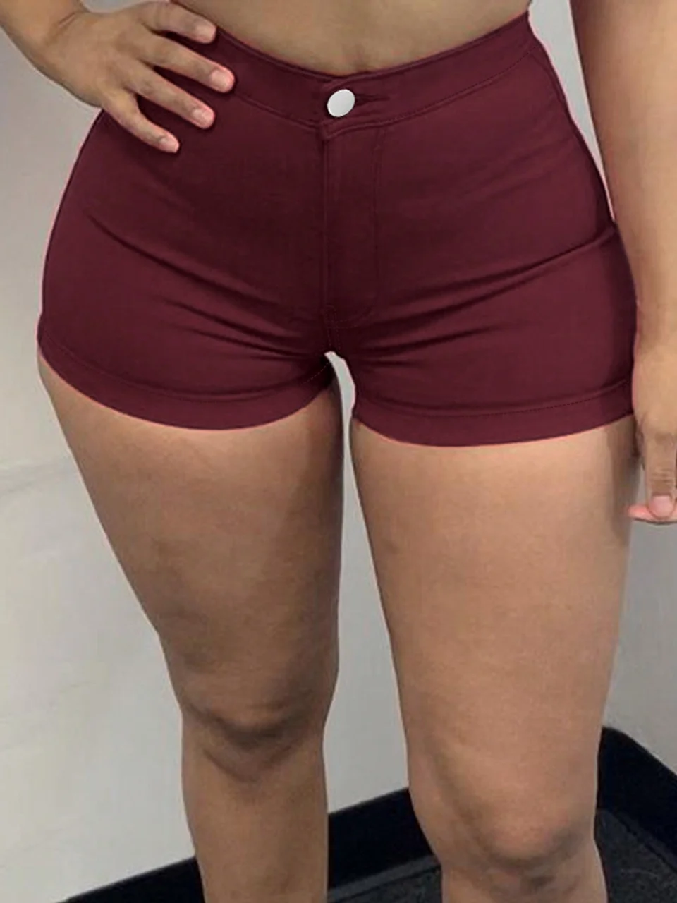 

Однотонные джинсовые шорты, несколько цветов, повседневные короткие брюки с высокой талией для женщин