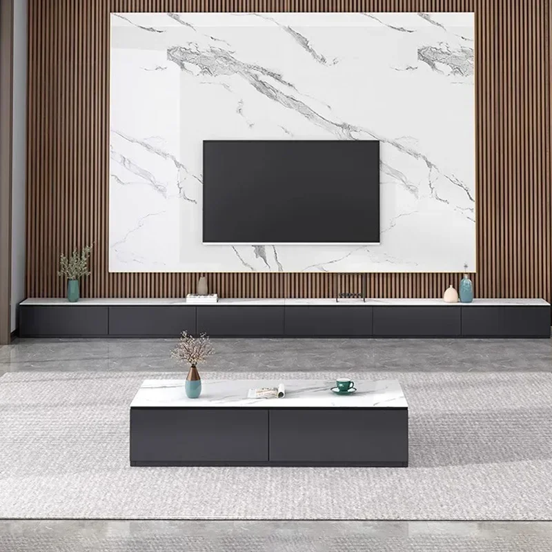 Cajón del gabinete del soporte de TV de la sala de estar, almacenamiento del hogar de lujo, madera, moderno, Muble Para Tv, juegos de muebles de jardín