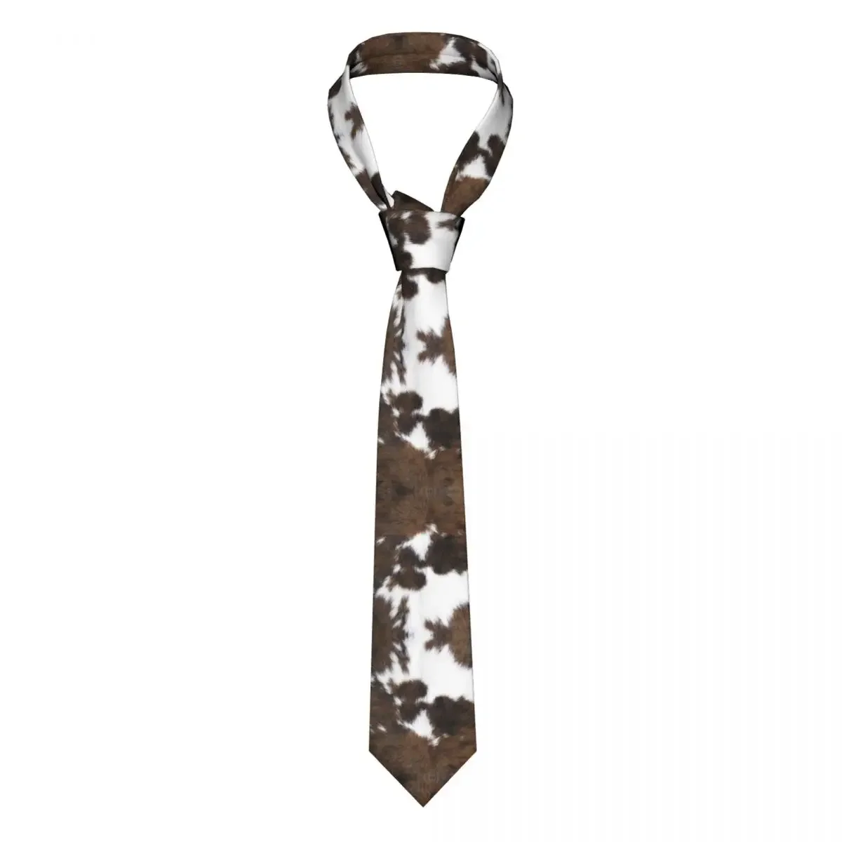 

Personalized Simulated Cowhide Texture Neck Ties Men Fashion Silk Party Necktie