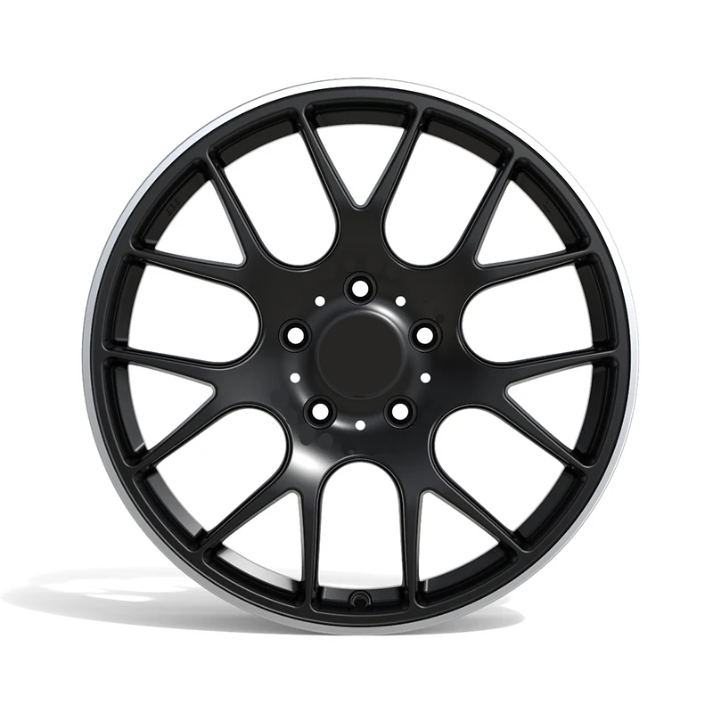 BR Forged Racing Car Wheels Matte Black Silver Concave Alloy Rims For BMW M2 M3 M4 M5 Amg RS Inch Wheels With Edge