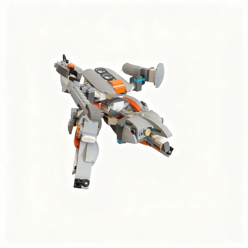 311 Piezas MOC Icons Metal Gear Rex, Bloques de Construcción de Modelo, Juguete de Arquitectura, Regalos de Navidad, Ensamblaje DIY, Educación Creativa