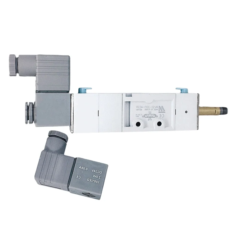 

Solenoid valve MVSC-220-4E2C DC24V AC220 new all-white MVSC series valve