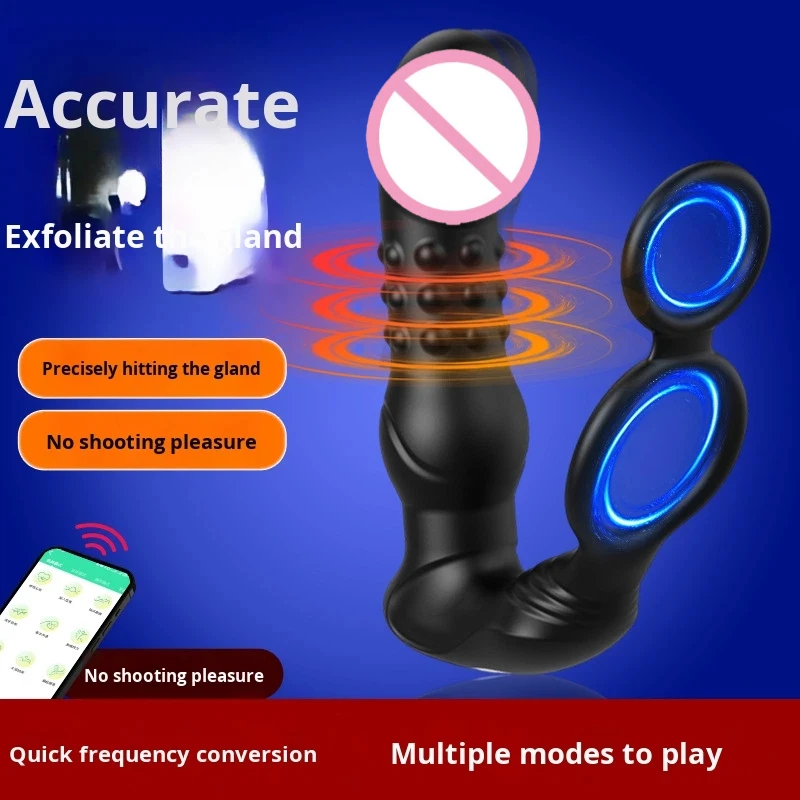9 Frequency Remote Control G-spot Vibrating Thrust Adult Toys Men's Plug Women's Anal Plug Anal Sex Toys For Masturbation view 3