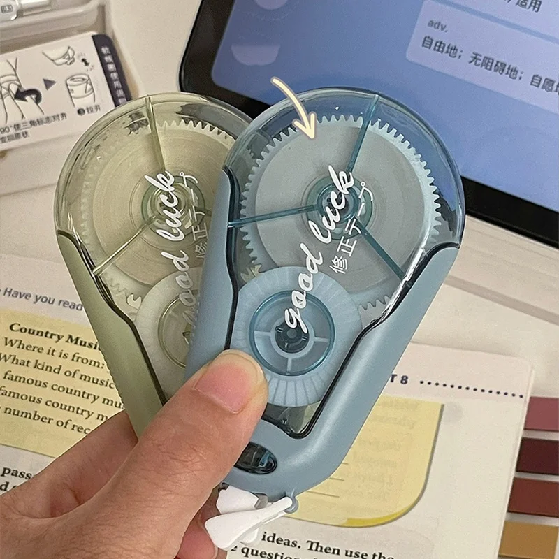 4pcs/Set Creative Mute Correction Tape Large Capacity 20M Inner Core Correction Tape Student Correction Stationery