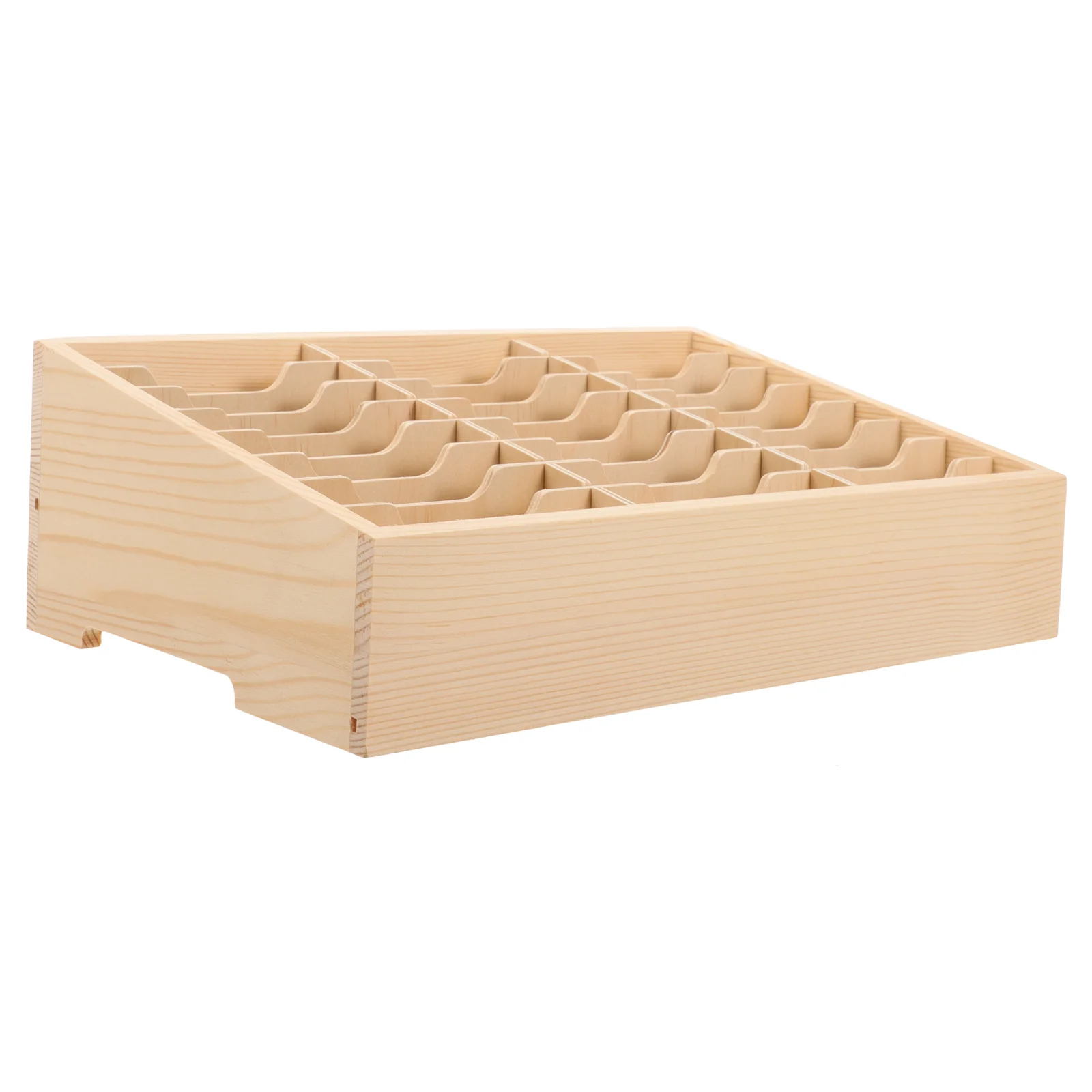 Tablet Stand Mobile Phone Management Rack Wooden Bathroom Organizer Display Khaki Cell Holder Classroom Covers Office