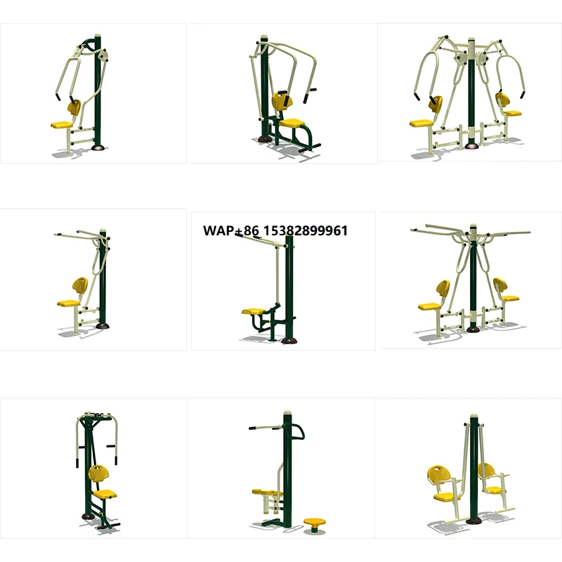 

Park Playground Gym Equipment Outdoor Fitness Equipment Body Building Machine for Adult