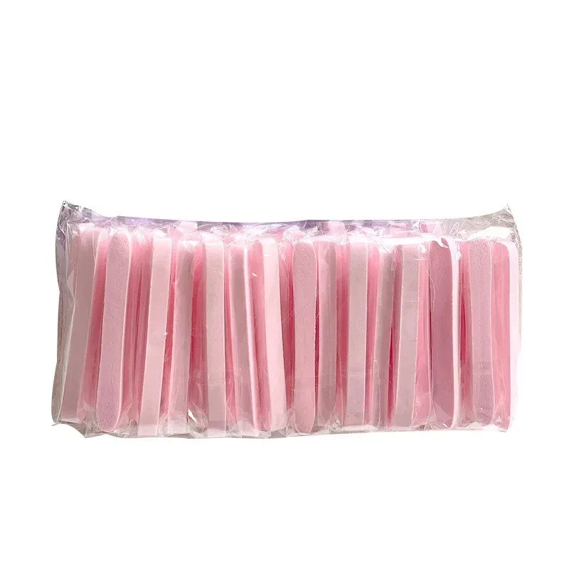 12/50PC compressé lavage du visage lavage visage éponge propre visage jetable poudre bouffée visage nettoyage coton tampon nettoyage beauté bande