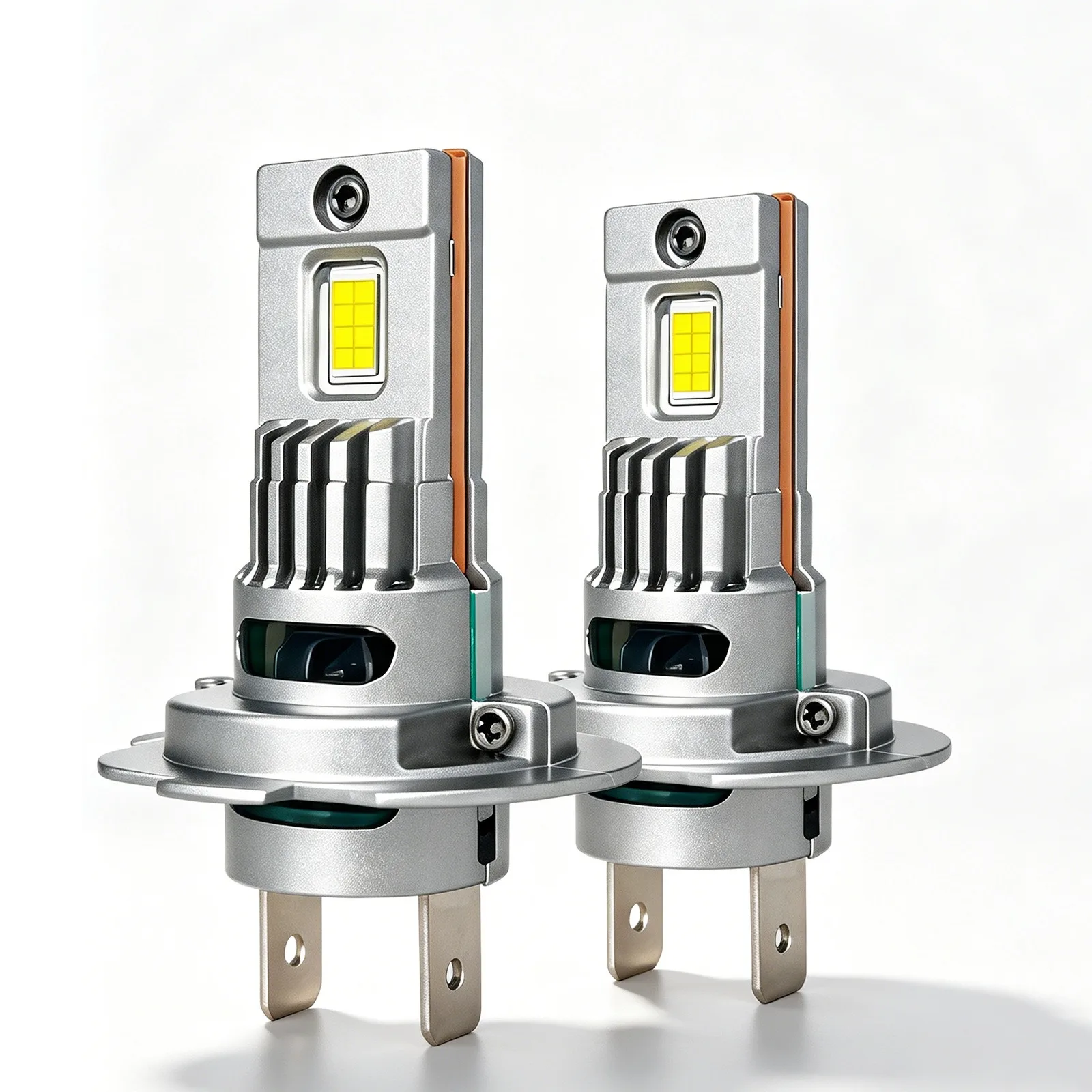 

6000K White H7 LED Headlight Bulbs 12V 30W Car Light Upgrade with Fan Direct Fit